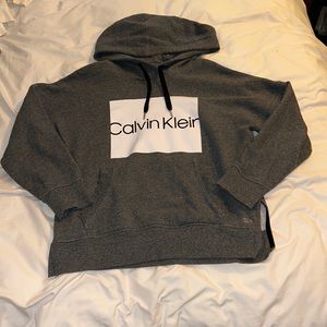 Calvin Klein dark grey hoodie